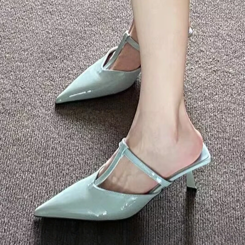 Women Pointed Toe High Heels Slippers Party Sexy Mules Shoes Summer New Sandals Trend 2025 Luxury Dress Slingback Woman Pumps
Women Pointed Toe High Heels Slippers Party Sexy Mules Shoes Summer New Sandals Trend 2025 Luxury Dress Slingback Woman Pumps