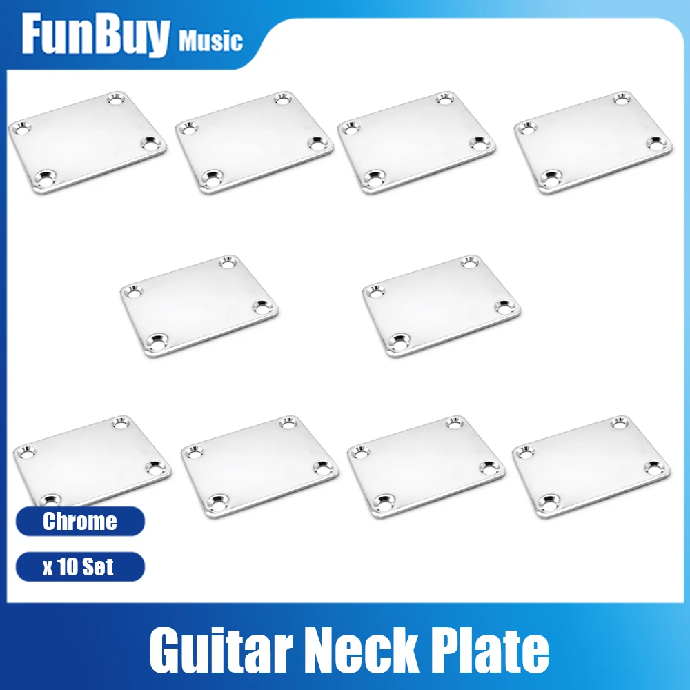 10pcs Electric Guitar Neck Plate Neck Plate for TL Electric Guitar Neck Joint Board Electric Guitar Parts Chrome
10pcs Electric Guitar Neck Plate Neck Plate for TL Electric Guitar Neck Joint Board Electric Guitar Parts Chrome