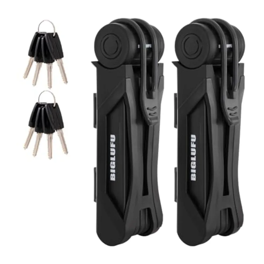Bike Lock Bicycle Scooter Motorcycle Folding Locks with 4Keys Fold Chain Heavy Duty Alloy Steel Foldable Lock with Mounting Bra
Bike Lock Bicycle Scooter Motorcycle Folding Locks with 4Keys Fold Chain Heavy Duty Alloy Steel Foldable Lock with Mounting Bra