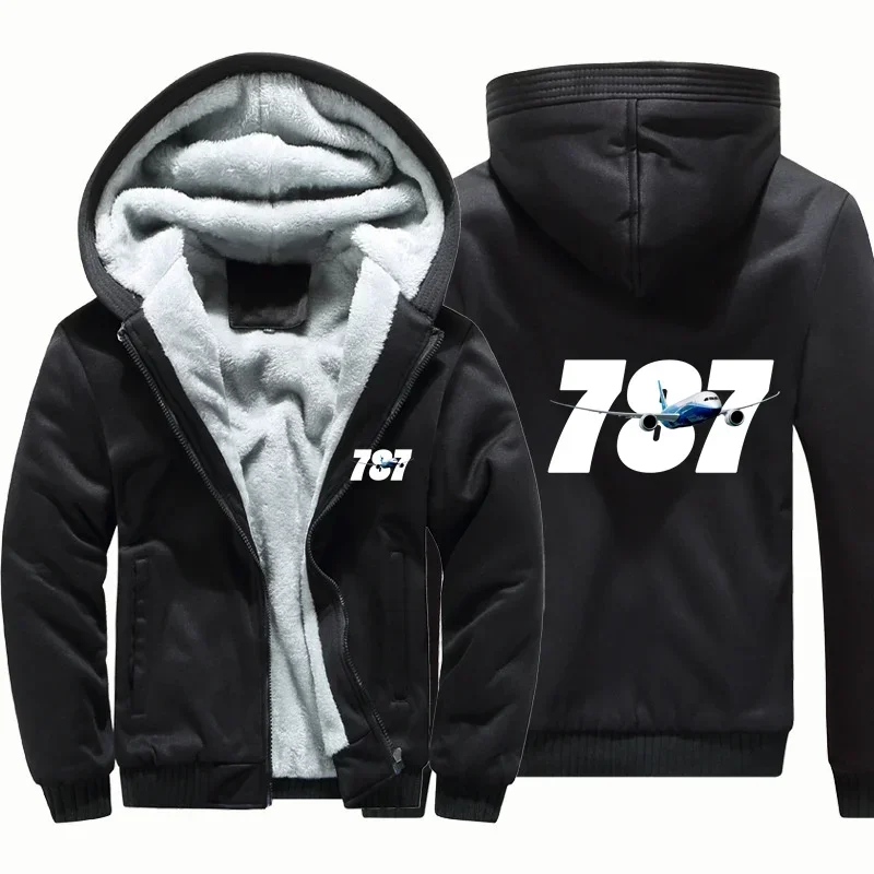 Aviation Flight Super 787 Wool Fleece Warm Zipper Hooded Thick Hoodies Sweatshirts Men Coat Jackets
Aviation Flight Super 787 Wool Fleece Warm Zipper Hooded Thick Hoodies Sweatshirts Men Coat Jackets