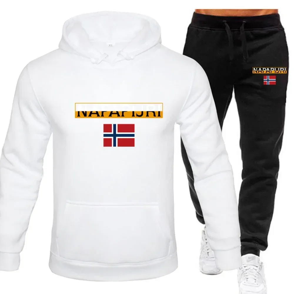 2025 Autumn/Winter Men's College Hoodie and Pants Sports and Leisure Running Pants Fashion Street New Set
2025 Autumn/Winter Men's College Hoodie and Pants Sports and Leisure Running Pants Fashion Street New Set