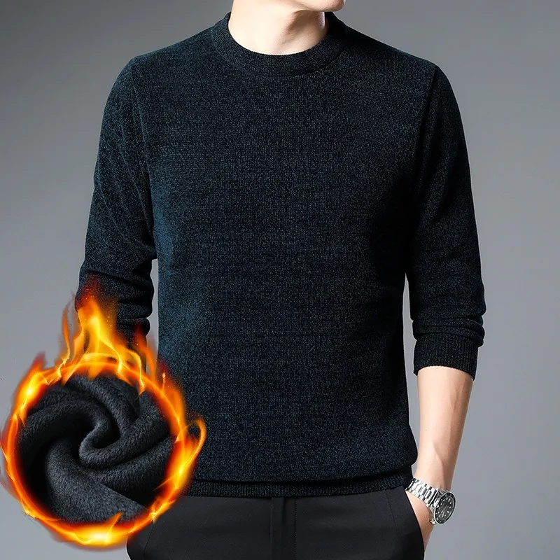 2023 Winter Plus Casual Loose Plush and Thicken Warm Knit Solid Solor Round Neck Underlay Mens Clothing
2023 Winter Plus Casual Loose Plush and Thicken Warm Knit Solid Solor Round Neck Underlay Mens Clothing