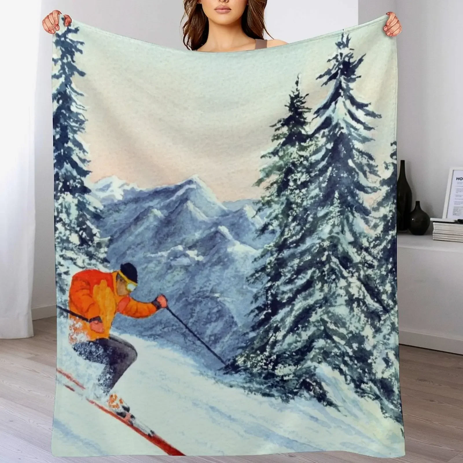 Skiing - The Clear Leader Throw Blanket Luxury Thicken Soft Plush Plaid Blankets
Skiing - The Clear Leader Throw Blanket Luxury Thicken Soft Plush Plaid Blankets