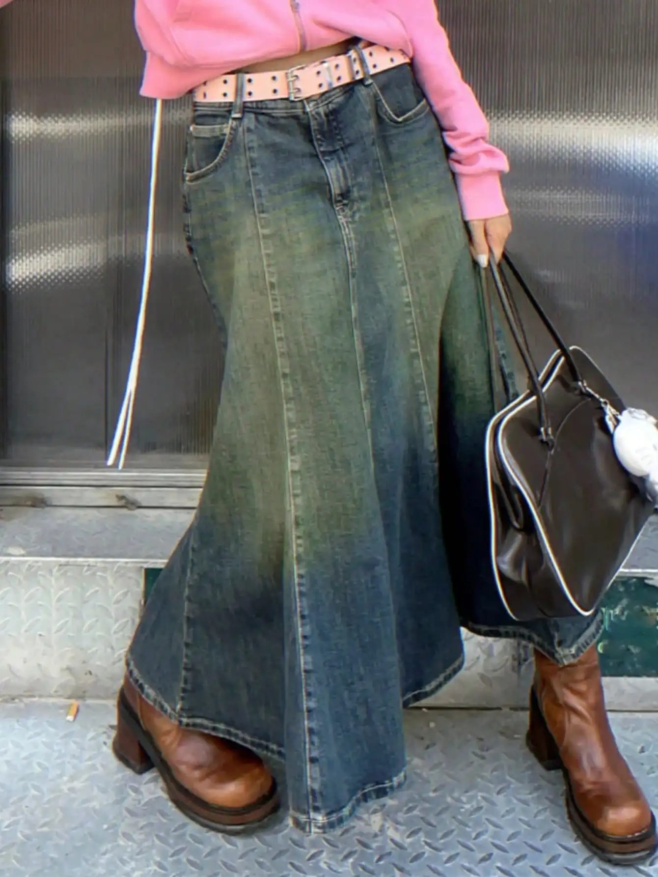 Korean Retro Blue Denim Skirt for Women 2023 Summer New High-Waist Slim Mid-Length Fishtail Hip Skirt
Korean Retro Blue Denim Skirt for Women 2023 Summer New High-Waist Slim Mid-Length Fishtail Hip Skirt