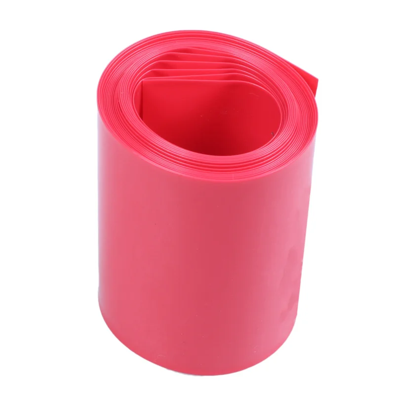 2025 Hot Style 4Pcs 2M 50Mm Width PVC Heat Shrink Wrap Tube Red For 2 X 18650 Battery 
2025 Hot Style 4Pcs 2M 50Mm Width PVC Heat Shrink Wrap Tube Red For 2 X 18650 Battery
