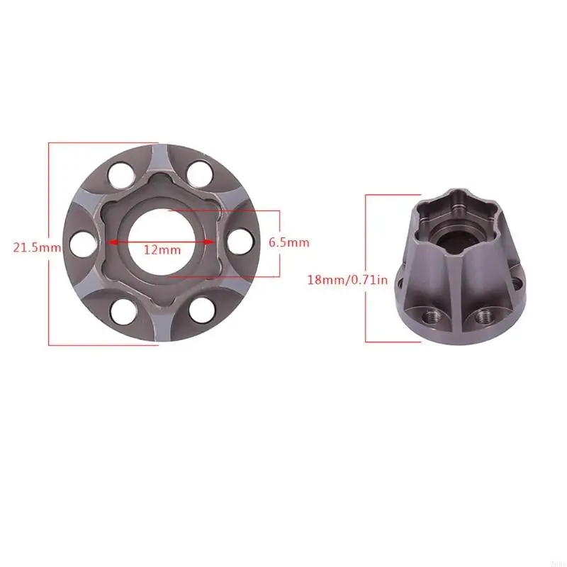 76HF 4 Pieces Aluminum RC Car Wheel Hub Reduce Unnecessary Shaking Realistic
76HF 4 Pieces Aluminum RC Car Wheel Hub Reduce Unnecessary Shaking Realistic
