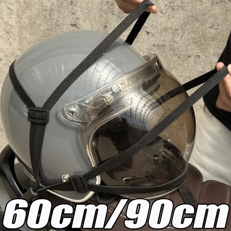 Мотоциклетный шлем с фиксированной регулировкой ремня, фиксирующая веревка, ремень для товаров, сетка для багажа, 90 см, полоски для мотоциклетного шлема на заднее сиденье, эластичная веревка 
Мотоциклетный шлем с фиксированной регулировкой ремня, фиксирующая веревка, ремень для товаров, сетка для багажа, 90 см, полоски для мотоциклетного шлема на заднее сиденье, эластичная веревка