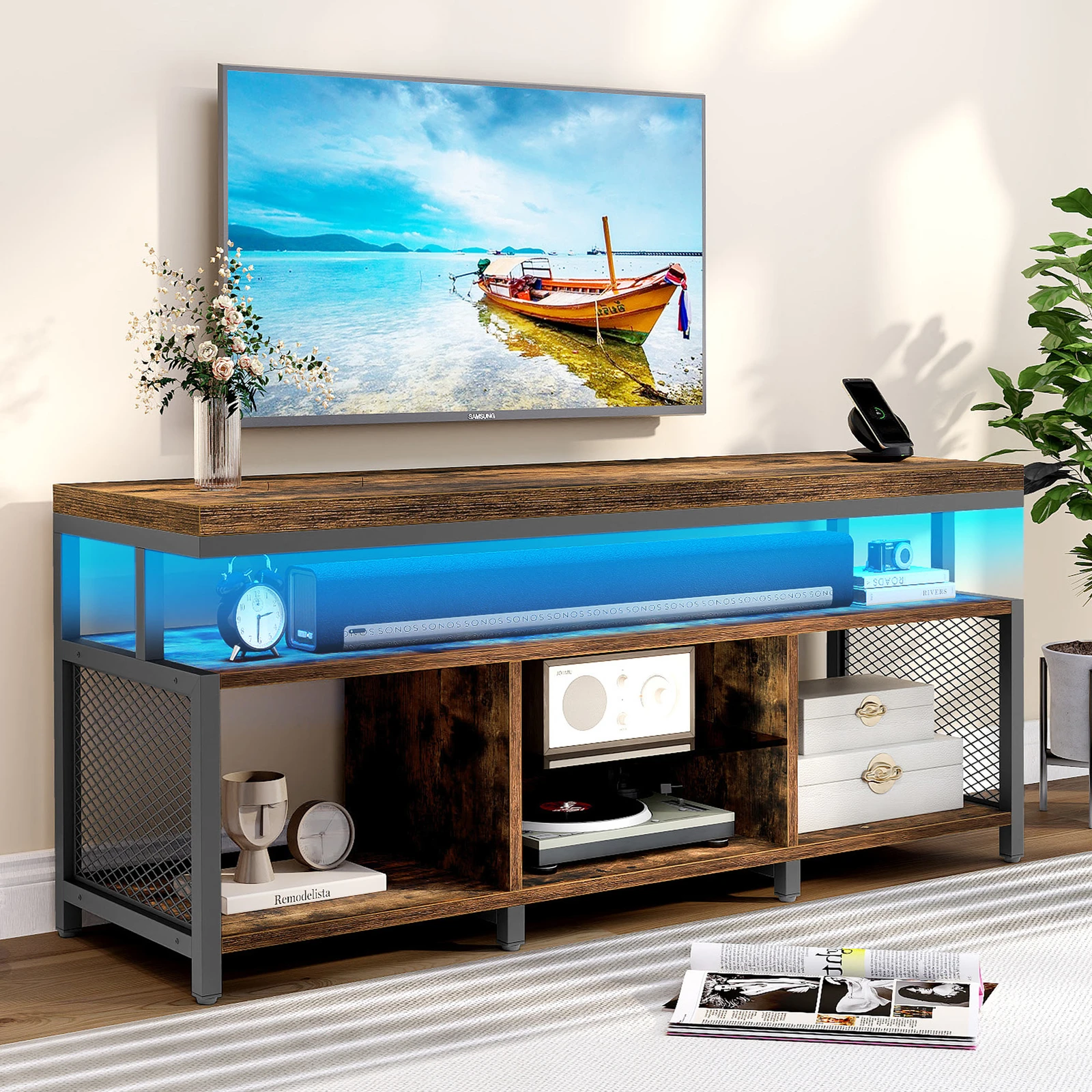 TV Stands Entertainment Center Television Stands Small LED TV Stand for 50in TVs
TV Stands Entertainment Center Television Stands Small LED TV Stand for 50in TVs