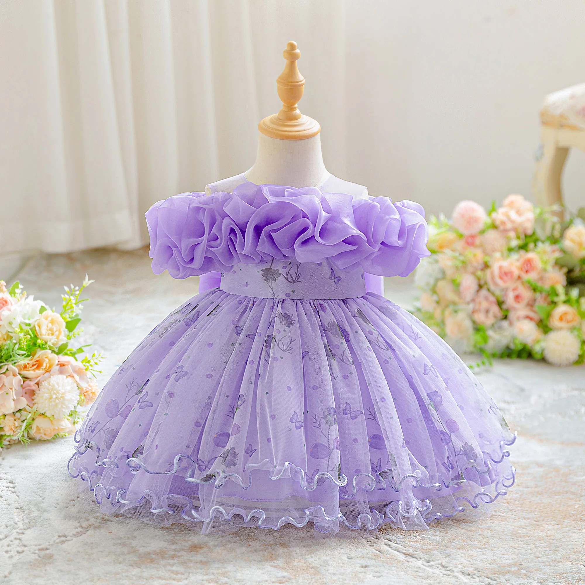 Fold Flower Party Baby Girl Dress Elegant Bow Bridesmaid Wedding Evening Princess Dresses Baby 1st Birthday Baptism Prom Costume
Fold Flower Party Baby Girl Dress Elegant Bow Bridesmaid Wedding Evening Princess Dresses Baby 1st Birthday Baptism Prom Costume