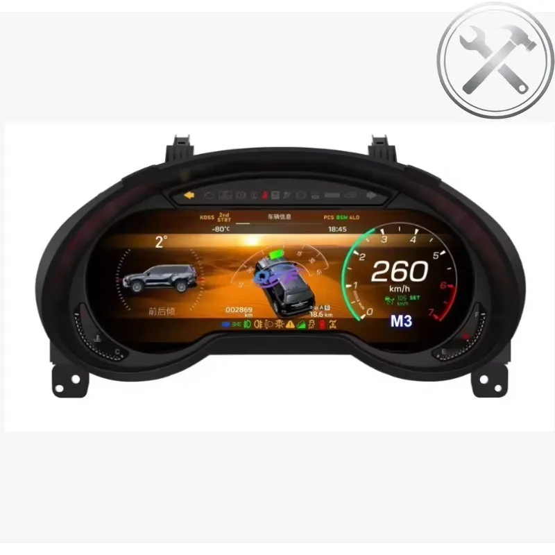 12.3 Inch LINUX System Virtual Cockpit HD Digital Dashboard Cluster Auto Instrument Panel Auto Parts for 30 Series Alphard Vel
12.3 Inch LINUX System Virtual Cockpit HD Digital Dashboard Cluster Auto Instrument Panel Auto Parts for 30 Series Alphard Vel