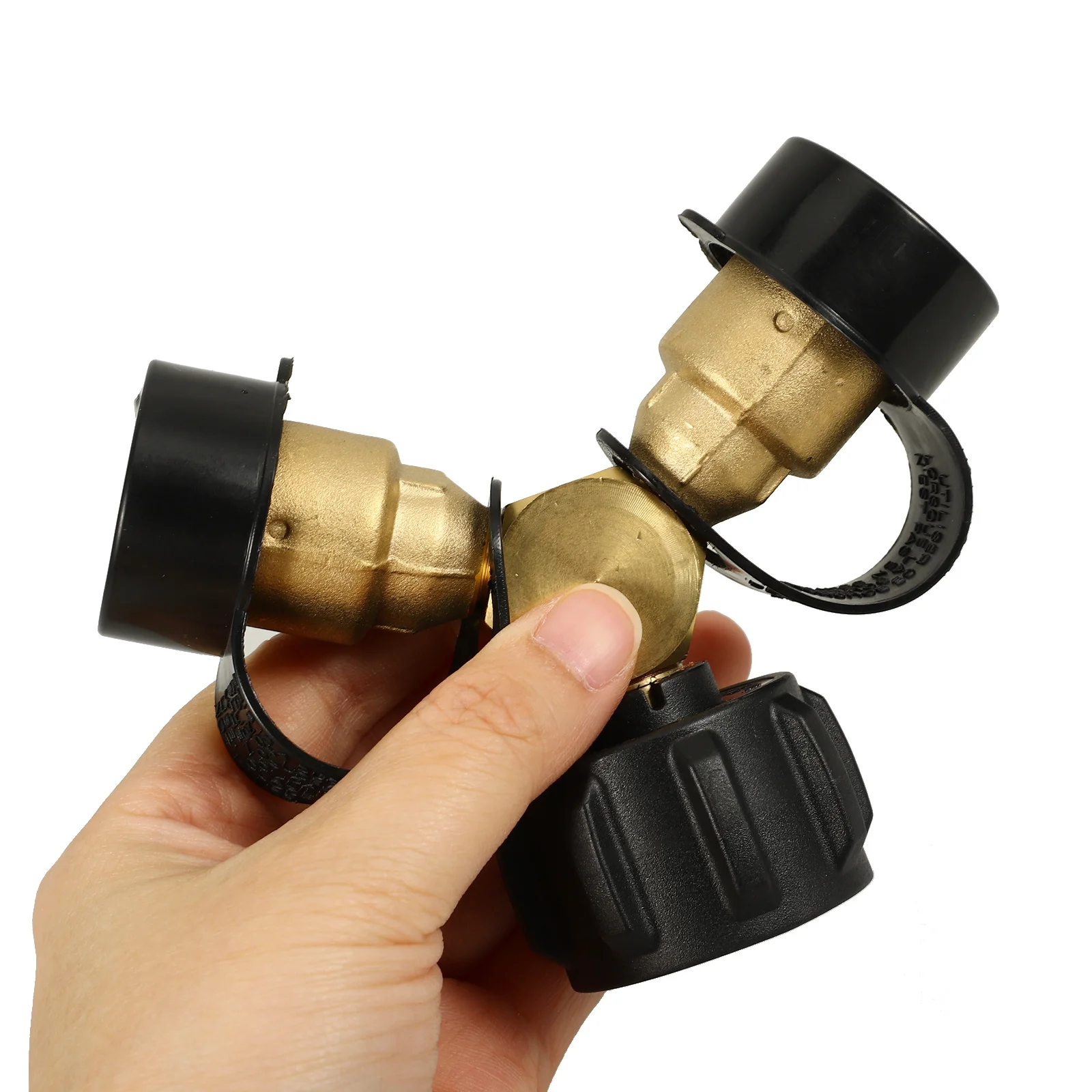 Propane Splitter Brass High Durability Tank Tee Fitting for Propane Grill Burner Camping Stove Fire Pit Connector
Propane Splitter Brass High Durability Tank Tee Fitting for Propane Grill Burner Camping Stove Fire Pit Connector