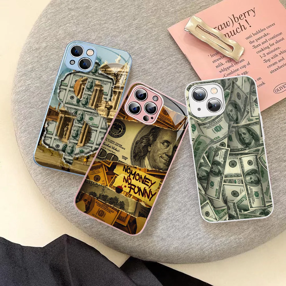 Full-Coverage Banknote Phone Case For IPhone 14 13 12 Mini 11 Pro XS Max X XR 14 Plus Tempered Glass Cover
Full-Coverage Banknote Phone Case For IPhone 14 13 12 Mini 11 Pro XS Max X XR 14 Plus Tempered Glass Cover
