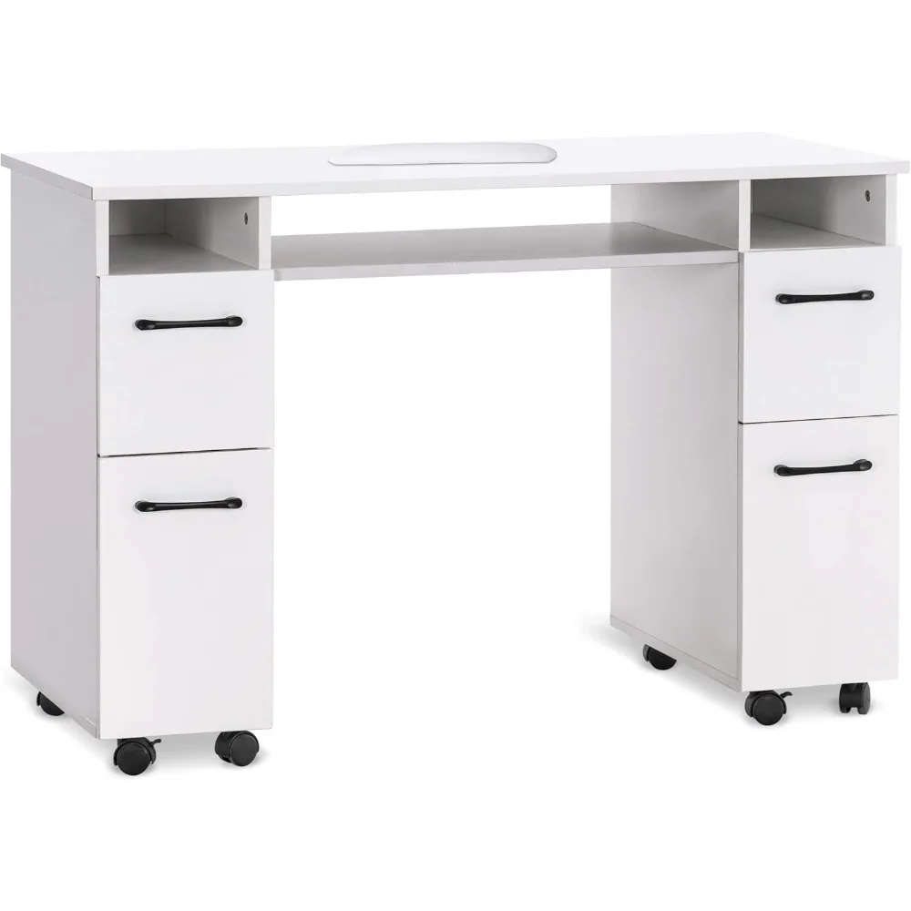 Manicure Table Nail Desk with Wheels Beauty Salon Workstation Drawers Movable Equipment 2600
Manicure Table Nail Desk with Wheels Beauty Salon Workstation Drawers Movable Equipment 2600
