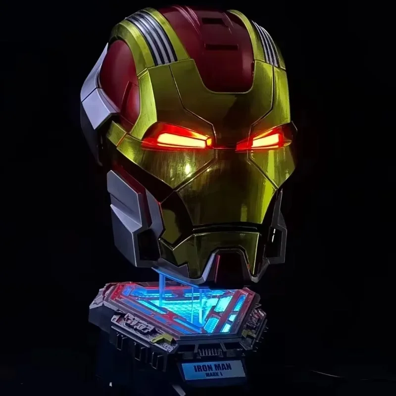 Anime 1:1 Mark 17 Iron Man Helmet Voice Control Electric Automatic Cosplay Desktop Ornament Decoration Collectible Toys Gift
Anime 1:1 Mark 17 Iron Man Helmet Voice Control Electric Automatic Cosplay Desktop Ornament Decoration Collectible Toys Gift