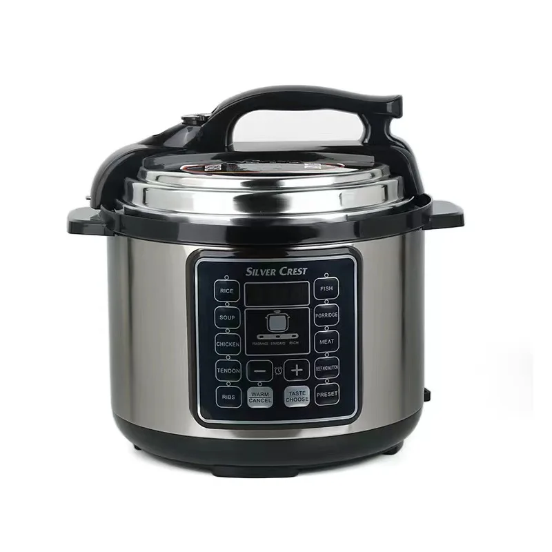 6L Electric Pressure Cooker Rice Non-Stick Coating Inner Pot Household Pressure Cooker
6L Electric Pressure Cooker Rice Non-Stick Coating Inner Pot Household Pressure Cooker