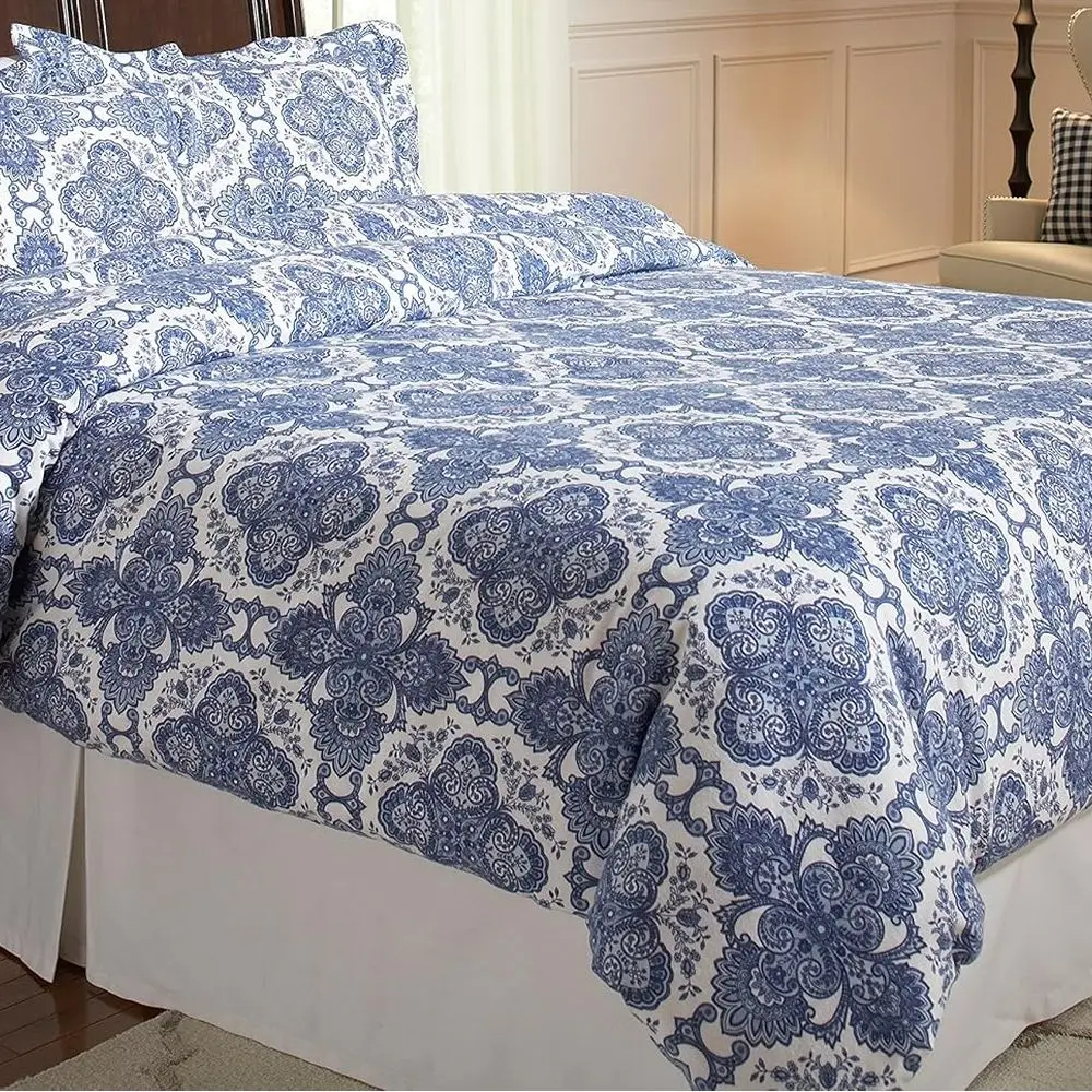 Alpine Printed Flannel Duvet Cover Set, 200 GSM, 3-Piece, Full/Queen Size
Alpine Printed Flannel Duvet Cover Set, 200 GSM, 3-Piece, Full/Queen Size