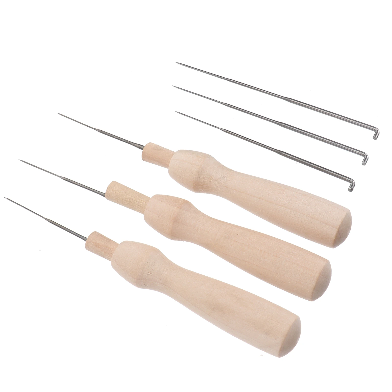 60 Pcs Sizes 1 20 x 3 38 20 x 3 58 Wooden Handle Kit Wool Needle Crafts Needle Felting Felting Supplies Supplies Tools
60 Pcs Sizes 1 20 x 3 38 20 x 3 58 Wooden Handle Kit Wool Needle Crafts Needle Felting Felting Supplies Supplies Tools