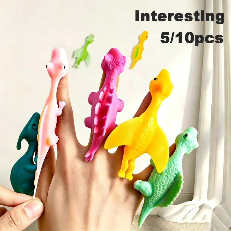 Slingshot Dinosaur Finger Toys Flying Dinosaur Party Favors for Kids Sticky Rubber Fidget Toys for Boys Girls
Slingshot Dinosaur Finger Toys Flying Dinosaur Party Favors for Kids Sticky Rubber Fidget Toys for Boys Girls
