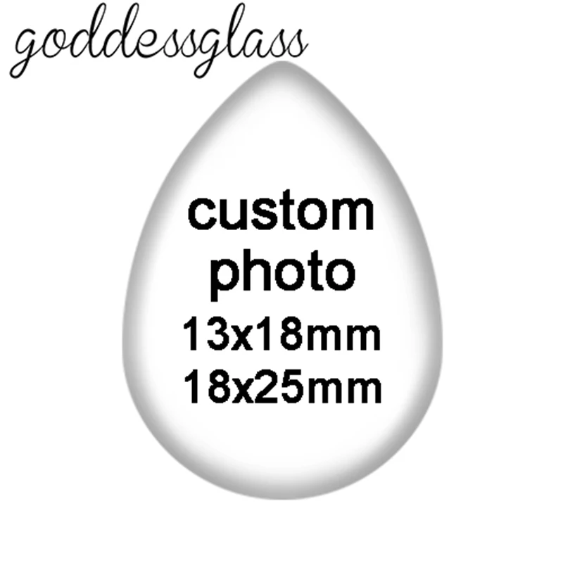 Personalized Photo Custom 13x18m/18x25mm Tear Drop photo glass cabochon demo flat back Making findings for DIY earrings jewelry
Personalized Photo Custom 13x18m/18x25mm Tear Drop photo glass cabochon demo flat back Making findings for DIY earrings jewelry