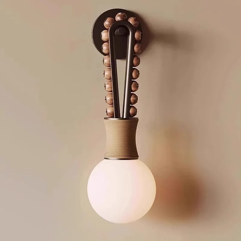 SANDYHA French Retro LED Wall Llight Bedroom Bedside Lamp Living Room Decor Study Lighting Fixtures Glass Ball Lampshade Design
SANDYHA French Retro LED Wall Llight Bedroom Bedside Lamp Living Room Decor Study Lighting Fixtures Glass Ball Lampshade Design