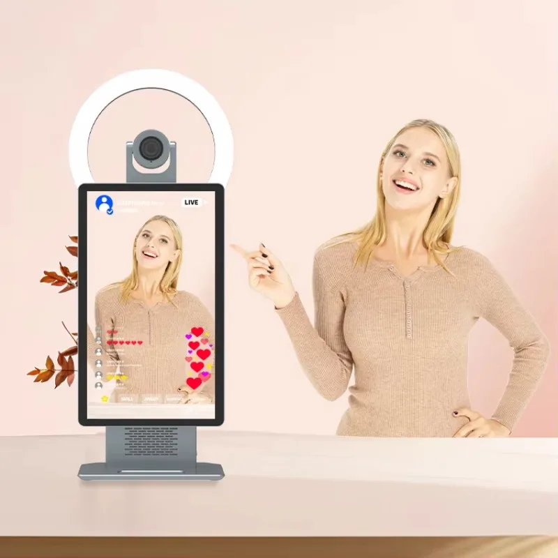 15,6-дюймовое интеллектуальное прямое трансляция, оборудование для потоковой передачи HD с заполняющим светом
15,6-дюймовое интеллектуальное прямое трансляция, оборудование для потоковой передачи HD с заполняющим светом