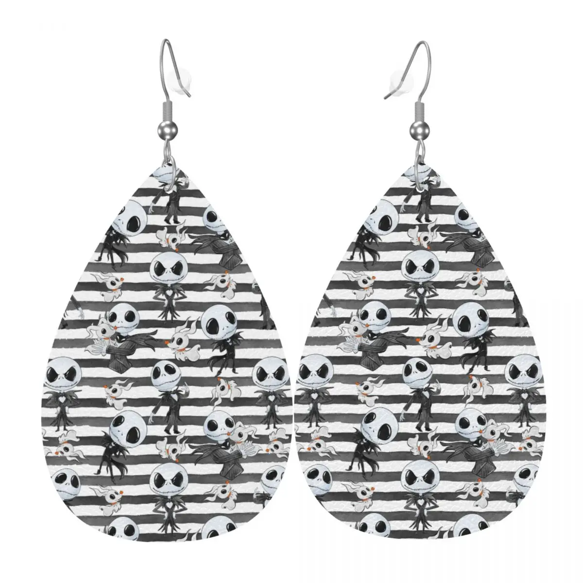 Custom Jack Skellington Leather Earrings for Women Nightmare Before Christmas Teardrop Dangle Earrings Jewelry Accessories
Custom Jack Skellington Leather Earrings for Women Nightmare Before Christmas Teardrop Dangle Earrings Jewelry Accessories