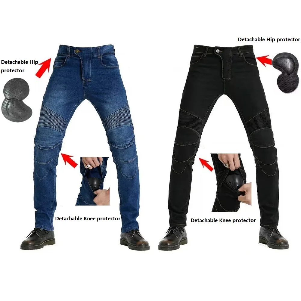 New autumn winter spring motorcycle pants classic outdoor riding motorcycle jeans Drop-resistant pants with protective gear
New autumn winter spring motorcycle pants classic outdoor riding motorcycle jeans Drop-resistant pants with protective gear