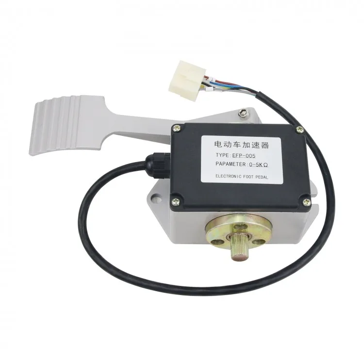 EFP-005 0-5K ножная педаль, дроссельная заслонка, сделано в Китае, Электрический ускоритель, совместим с EV-Curtis педаль дроссельной заслонки
EFP-005 0-5K ножная педаль, дроссельная заслонка, сделано в Китае, Электрический ускоритель, совместим с EV-Curtis педаль дроссельной заслонки