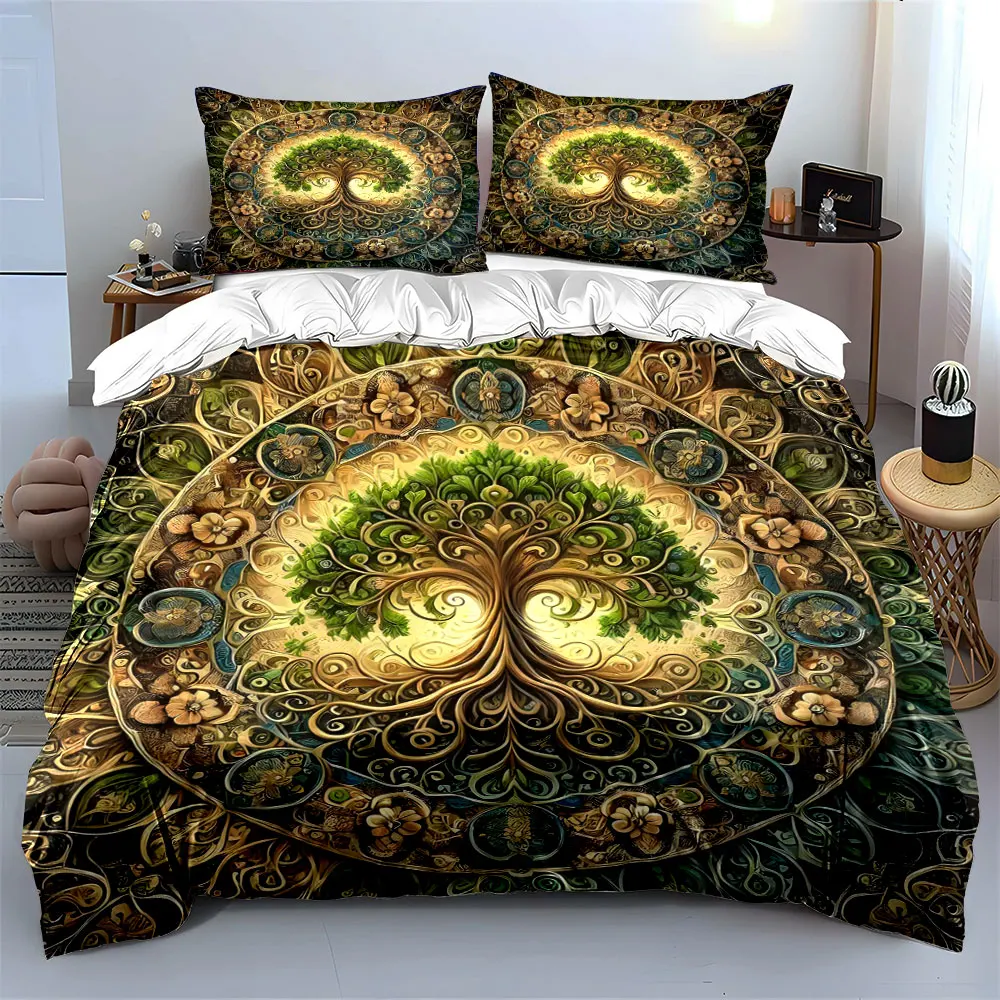 Tree of Life Decor Set Soft Skin-Friendly Bedding Set Includes 1 Duvet Cover And 2 Pillowcase, Gift
Tree of Life Decor Set Soft Skin-Friendly Bedding Set Includes 1 Duvet Cover And 2 Pillowcase, Gift