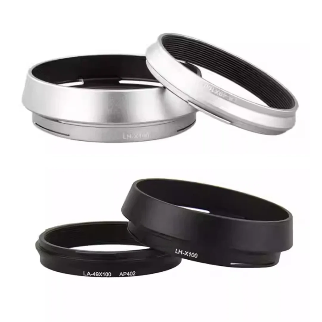 Camera Lens Hood Light Shield Shading Cover with Adapter Ring to 49mm Filter For Fujifilm X100VI X70 X100F X100S X100T X100V
Camera Lens Hood Light Shield Shading Cover with Adapter Ring to 49mm Filter For Fujifilm X100VI X70 X100F X100S X100T X100V