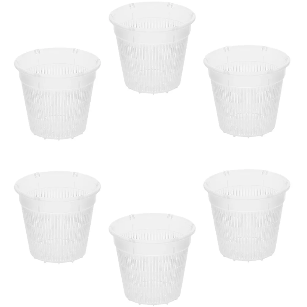 6 Pcs Planting Basket Breathable Root Control Pot Flower Orchid Potting Mix Plastic
6 Pcs Planting Basket Breathable Root Control Pot Flower Orchid Potting Mix Plastic