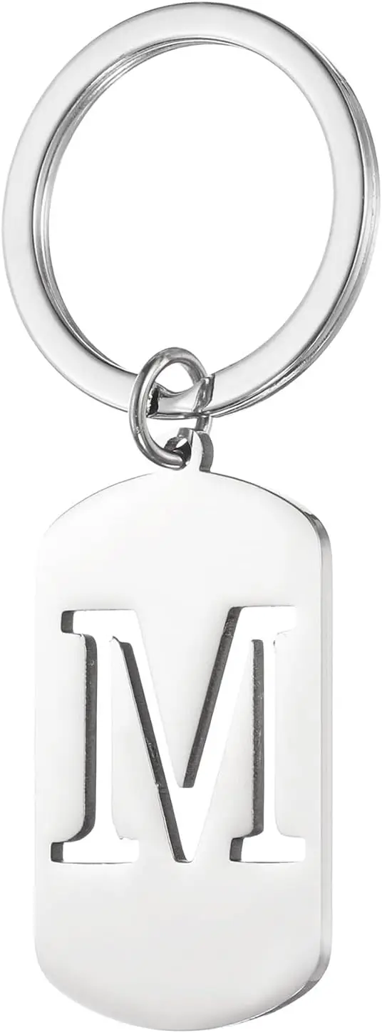 Initial Letter Keychain A to Z Pendant Ring
Initial Letter Keychain A to Z Pendant Ring