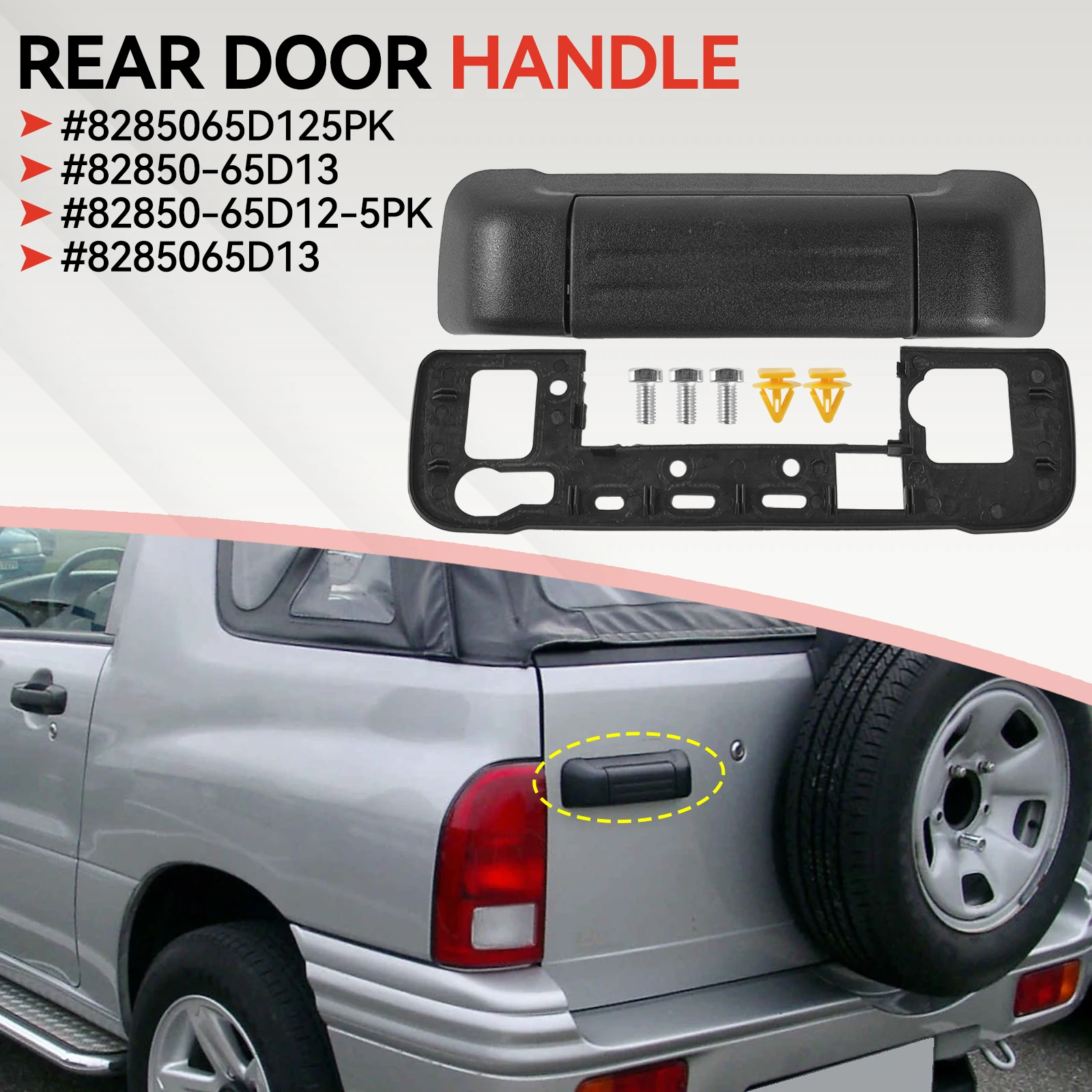 Car Rear Boot Tailgate Handle Latch 8285065D125PK for Suzuki Grand Vitara Grand Vitara XL-7 1998 1999 2000 2001 2002 2003-2005
Car Rear Boot Tailgate Handle Latch 8285065D125PK for Suzuki Grand Vitara Grand Vitara XL-7 1998 1999 2000 2001 2002 2003-2005