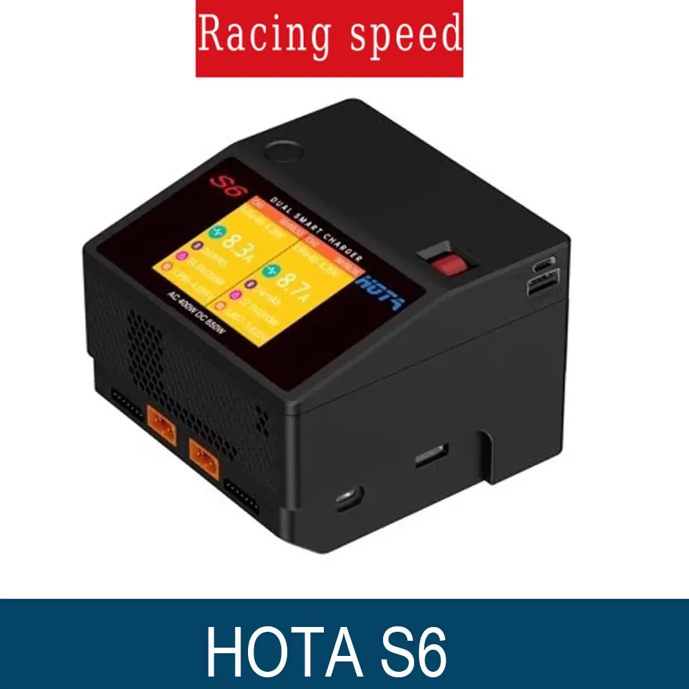 HOTA S6 15A двухканальное интеллектуальное зарядное устройство сверхмалого размера AC400W/DC650W для Lipo LiHV LiFe LiIon NiZn NiCd NiMH аккумулятора
HOTA S6 15A двухканальное интеллектуальное зарядное устройство сверхмалого размера AC400W/DC650W для Lipo LiHV LiFe LiIon NiZn NiCd NiMH аккумулятора