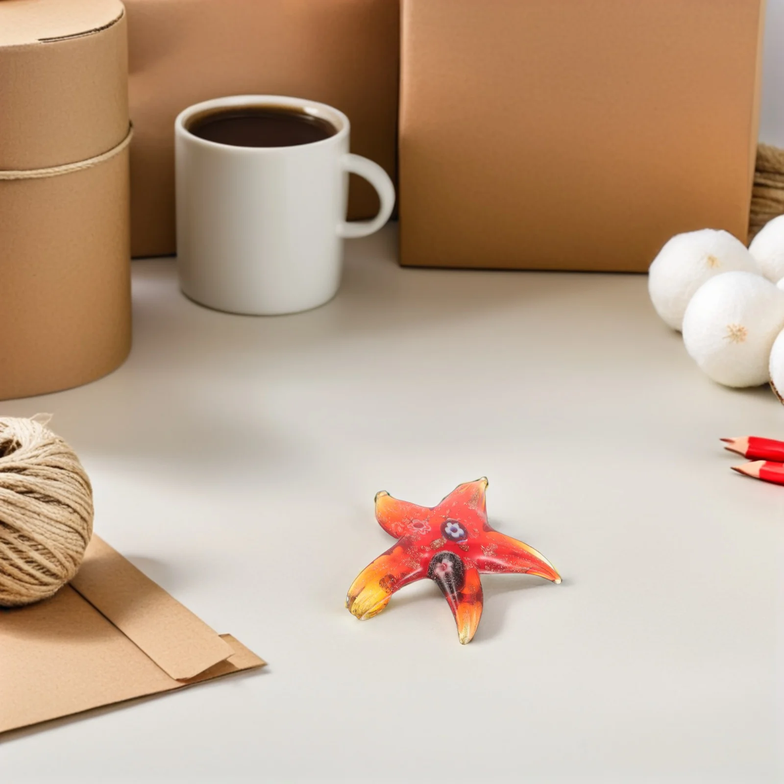 3Pcs Sea Star Glass Pendant Unique Painting Technique Lightweight Comfortable Ideal for Birthdays Holidays Special Occasions
3Pcs Sea Star Glass Pendant Unique Painting Technique Lightweight Comfortable Ideal for Birthdays Holidays Special Occasions