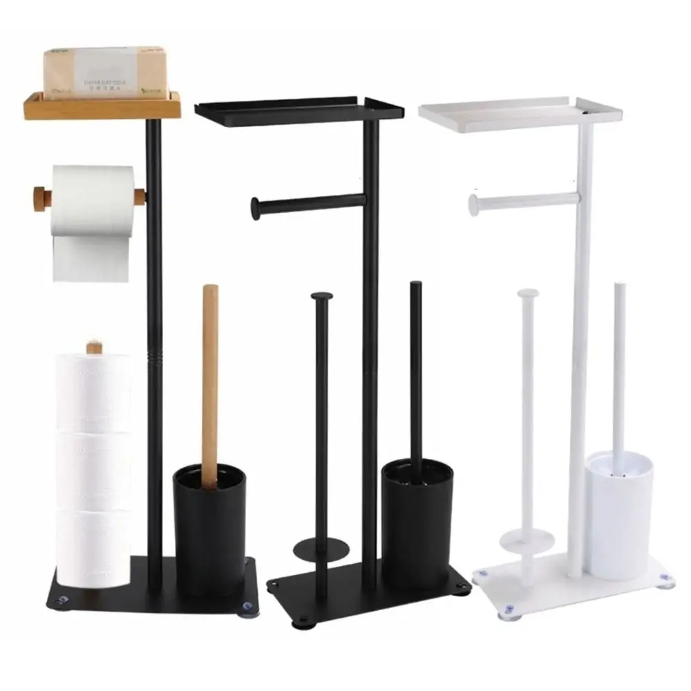 Stainless Steel Floor Standing Toilet Roll Holder Rust-proof With Toilet Brush Toilet Brush And Paper Stand Sturdy Base
Stainless Steel Floor Standing Toilet Roll Holder Rust-proof With Toilet Brush Toilet Brush And Paper Stand Sturdy Base