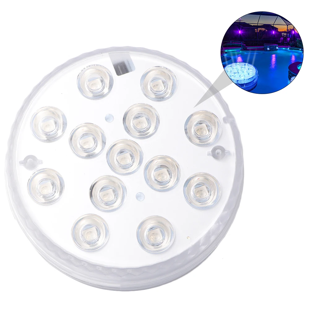 13 LED Diving Lights Remote Control IP68 Waterproof Plastic Pool Night Light for Wedding Stage Jewelry Cabinet Shop
13 LED Diving Lights Remote Control IP68 Waterproof Plastic Pool Night Light for Wedding Stage Jewelry Cabinet Shop