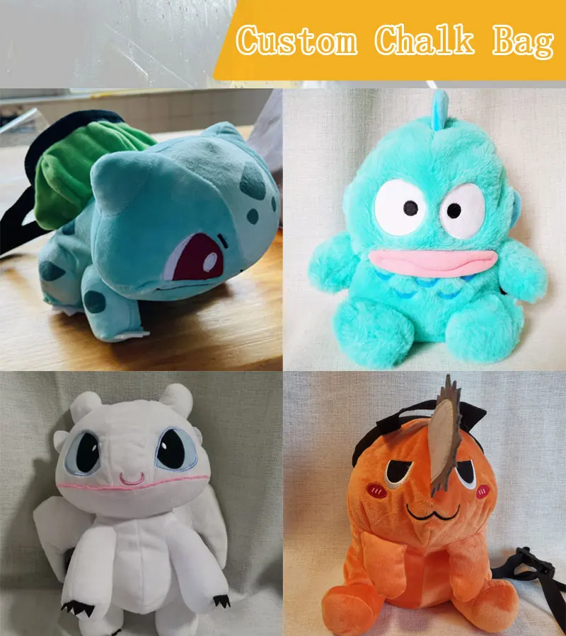 Customized Cute Cartoon Chalk Bag Climbing Magnesium Powder Bag Climbing Bag Rock Hugging Powder Bag For Adults and Kids
Customized Cute Cartoon Chalk Bag Climbing Magnesium Powder Bag Climbing Bag Rock Hugging Powder Bag For Adults and Kids