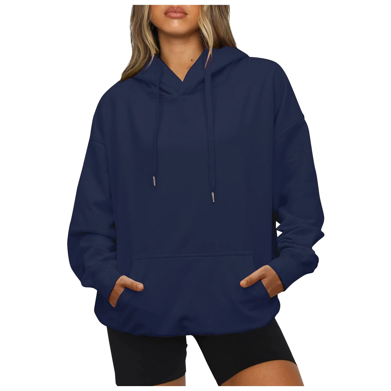 2024 Spring Casual Basic Women Solid Color Loose Hooded Hoodies Jogger Sweatshirt Autumn Front Pockets Plus Size Pullover Tops
2024 Spring Casual Basic Women Solid Color Loose Hooded Hoodies Jogger Sweatshirt Autumn Front Pockets Plus Size Pullover Tops