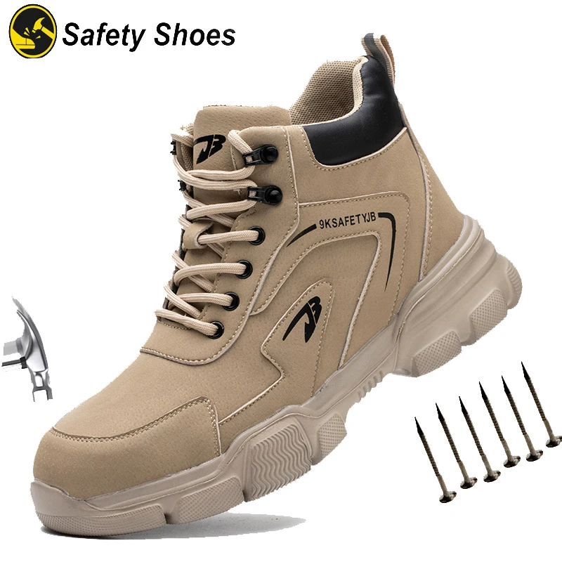 High-quality Anti-smash Anti-puncture Work Shoes Safety Shoes Men Steel Wire Rotary Buckle Work Sneakers Indestructible Shoes
High-quality Anti-smash Anti-puncture Work Shoes Safety Shoes Men Steel Wire Rotary Buckle Work Sneakers Indestructible Shoes