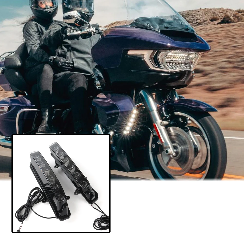 Motorcycle Fairing Undercover Integrated Turn Signal Daytime Running Light For Harley Touring CVO Street Road Glide 2023-up
Motorcycle Fairing Undercover Integrated Turn Signal Daytime Running Light For Harley Touring CVO Street Road Glide 2023-up