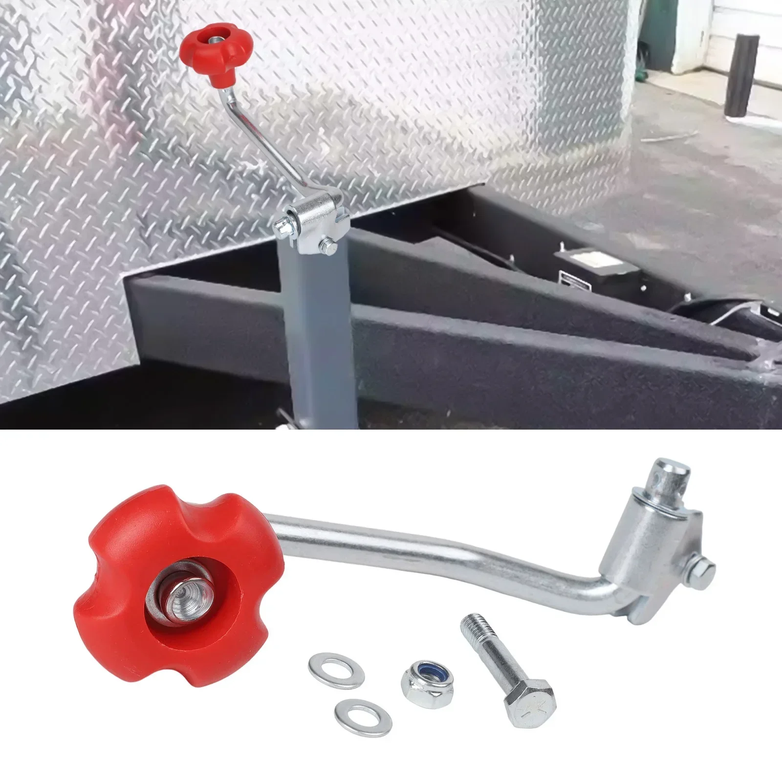 Carbon Steel Top Wind Handle for Trailer Jack with Installation Components Fit for Auto Repair and Construction
Carbon Steel Top Wind Handle for Trailer Jack with Installation Components Fit for Auto Repair and Construction