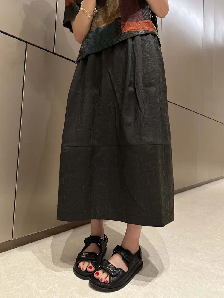 New Ethnic Sle Women's High Waist A-Line Silk f Skirt with Elastic Waist And Fraant Cloud Silk Tortoise Cra Pattern
New Ethnic Sle Women's High Waist A-Line Silk f Skirt with Elastic Waist And Fraant Cloud Silk Tortoise Cra Pattern