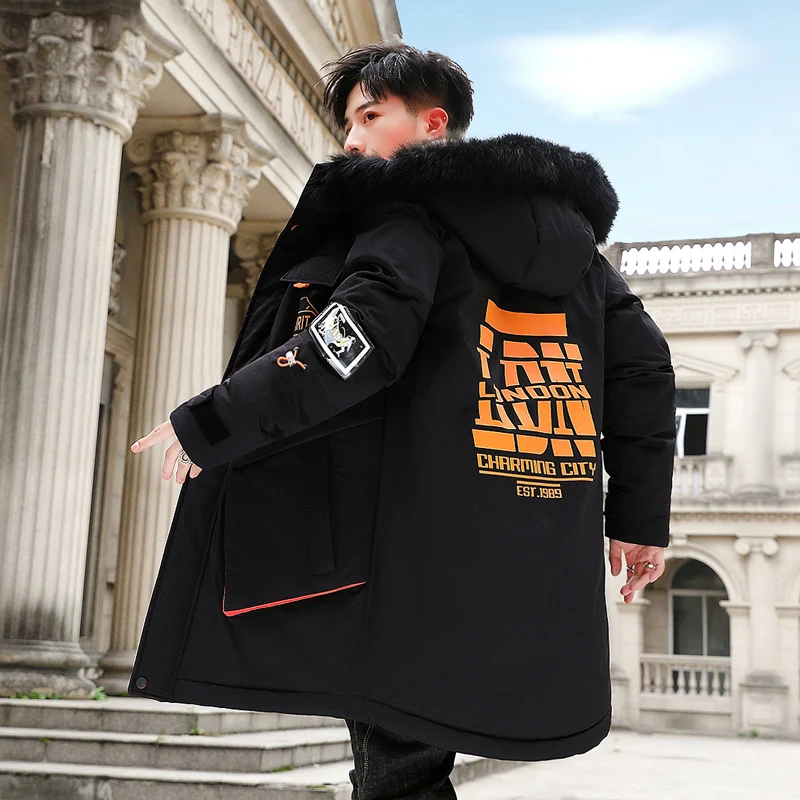 Men's Long Coat Winter Casual Cotton Padded Jackets Mid-Length Thick Warm Hooded Parkas Outwear Male Youth Windbreaker Clothing
Men's Long Coat Winter Casual Cotton Padded Jackets Mid-Length Thick Warm Hooded Parkas Outwear Male Youth Windbreaker Clothing