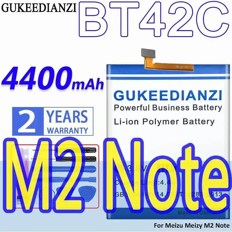 Reliable Replacement BT42C 4400Mah For Meizu Meizy M2 Note Mobile Phone Battery
Reliable Replacement BT42C 4400Mah For Meizu Meizy M2 Note Mobile Phone Battery