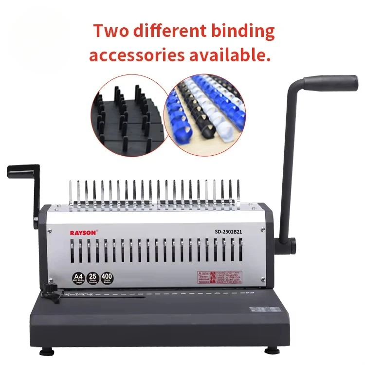 Настраиваемый SD-2501B21 расческа-переплет, перфоратор, пластиковое резиновое кольцо, офисная ручная машина для штамповки бумаги, переплетная машина
Настраиваемый SD-2501B21 расческа-переплет, перфоратор, пластиковое резиновое кольцо, офисная ручная машина для штамповки бумаги, переплетная машина