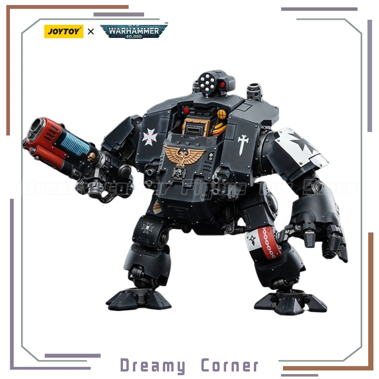 【In Stock】JOYTOY Warhammer 40K Black Templars Redemptor Dreadnought 1/18 Action Figure Toy
【In Stock】JOYTOY Warhammer 40K Black Templars Redemptor Dreadnought 1/18 Action Figure Toy