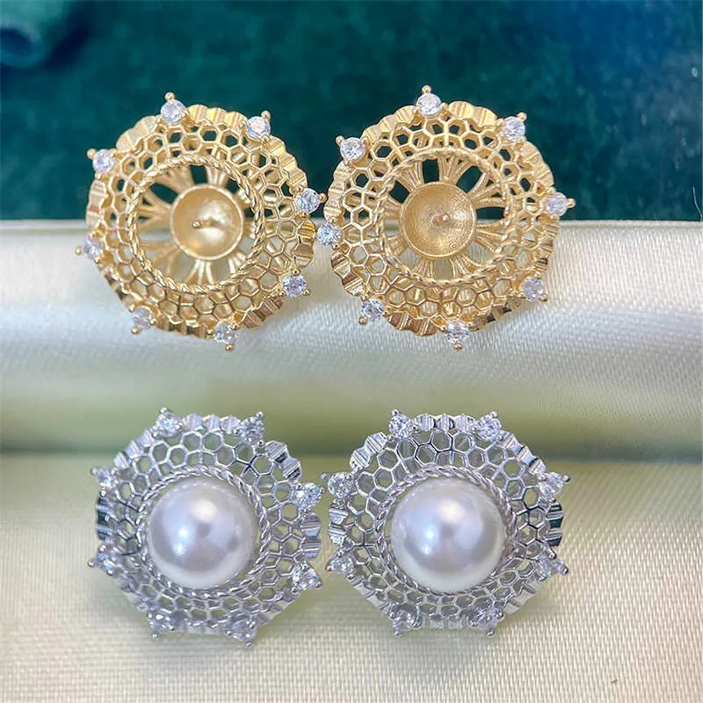 S925 Sterling Silver Pearl Earring Settings DIY Jewelry Making Supplies Blank Earring Posts for Handcrafted Accessories No Pearl
S925 Sterling Silver Pearl Earring Settings DIY Jewelry Making Supplies Blank Earring Posts for Handcrafted Accessories No Pearl