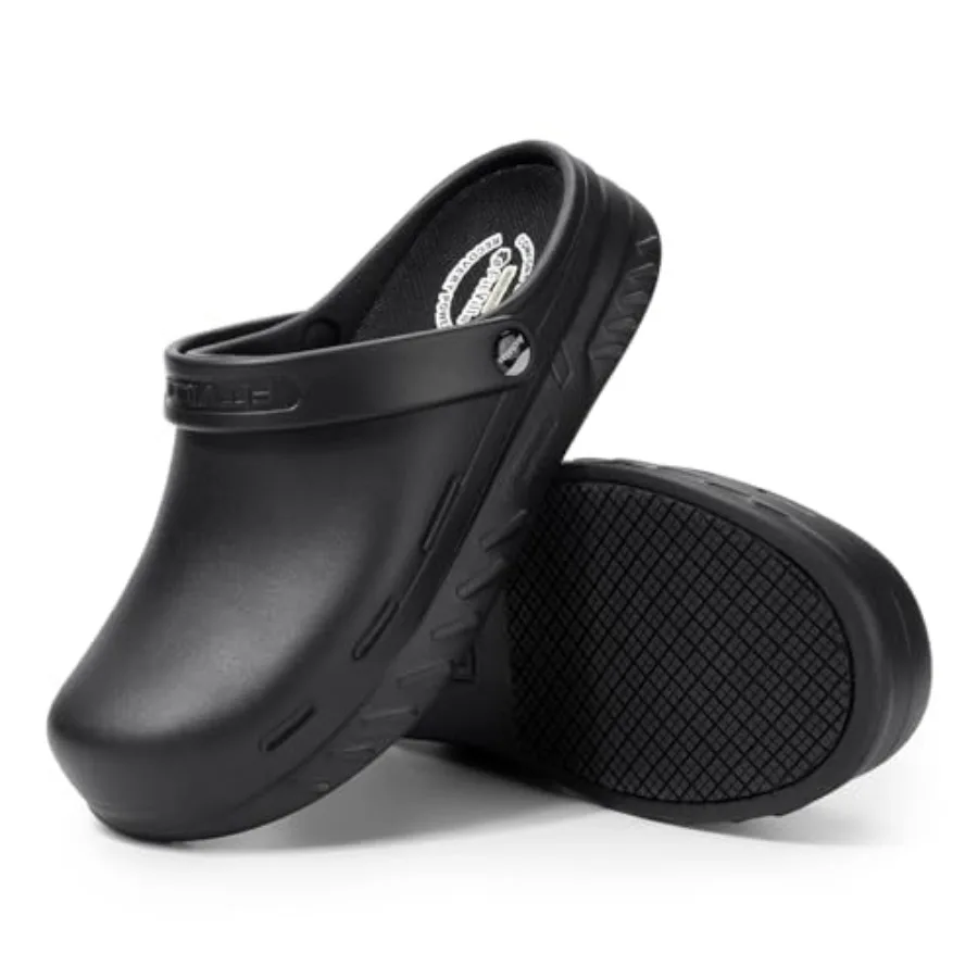 FitVille Wide Chef Clogs for Men Slip Resistant Kitchen Work Shoes Non-Slip for Food Service Waterproof with Arch Support
FitVille Wide Chef Clogs for Men Slip Resistant Kitchen Work Shoes Non-Slip for Food Service Waterproof with Arch Support