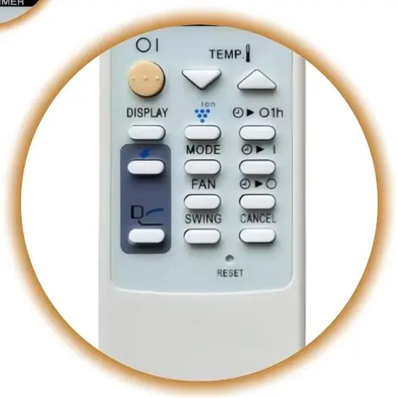 Universal Infrared Remote Control for Sharp Air Conditioner CRMC-A751JBEZ CRMC-A657JBEZ CRMC-A792JBEZ - Replacement Remote
Universal Infrared Remote Control for Sharp Air Conditioner CRMC-A751JBEZ CRMC-A657JBEZ CRMC-A792JBEZ - Replacement Remote